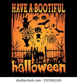 Tener un Halloween Bootiful (Diseño de camisetas de Halloween)