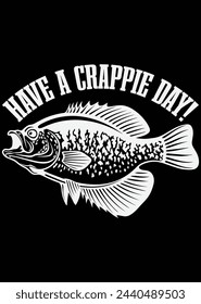 
Haben Sie eine Crappie Day eps schneiden Datei für Schneidemaschine