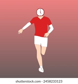 I have created a running man character