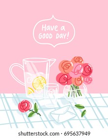 Have a good day, vector illustration