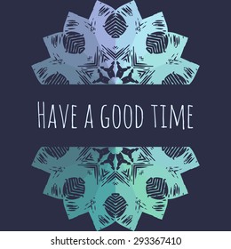 Have a good time card