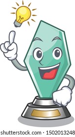 Have an idea acrylic trophy stored in cartoon drawer