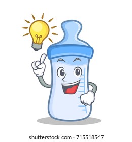 Have an idea baby bottle character cartoon