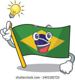 Have an idea brazil flag kept in mascot drawer