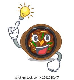 Have an idea bulgogi isolated with in the character