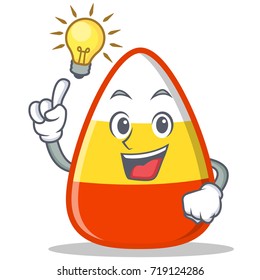 Have an idea candy corn character cartoon