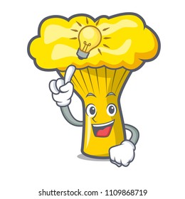 Have an idea chanterelle mushroom mascot cartoon