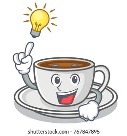 Have an idea coffee character cartoon style