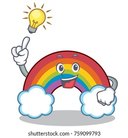 Have an idea colorful rainbow character cartoon