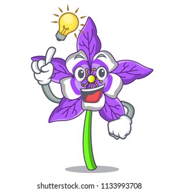 Have an idea columbine flower mascot cartoon