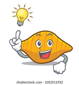 Have an idea conchiglie pasta mascot cartoon