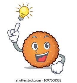 Have an idea cookies mascot cartoon style