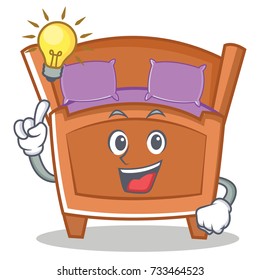Have an idea cute bed character cartoon