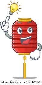 Have an idea cute chinese lantern on a cartoon style