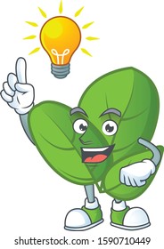 Have an idea cute gesture basil on a cartoon style