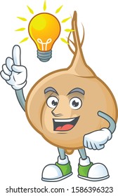 Have an idea cute jicama on a cartoon style