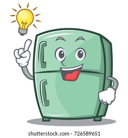 Have an idea cute refrigerator character cartoon