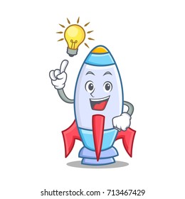 Have an idea cute rocket character cartoon