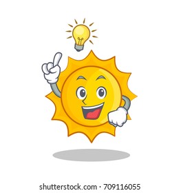 Have an idea cute sun character cartoon