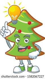 Have an idea cute trees cookies on a cartoon style