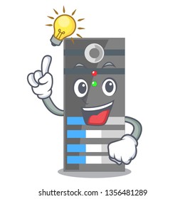 Have an idea data server above the cartoon tables