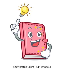 Have an idea diary mascot cartoon style