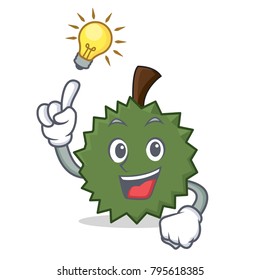 Have an idea Durian mascot cartoon style