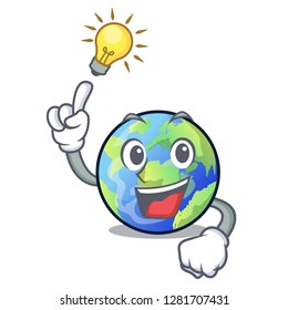 Have an idea earth isolated with in the cartoons