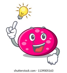 Have an idea ellipse mascot cartoon style