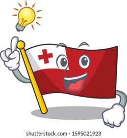 Have an idea flag tonga Scroll cartoon character design