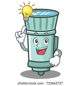 Have an idea flashlight cartoon character style