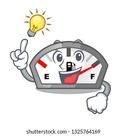 Have an idea gasoline indicator in the a mascot