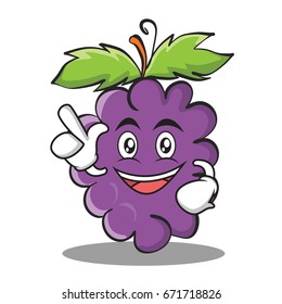 Have an idea grape character cartoon collection