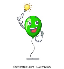 Have an idea green balloon on character plastic stick