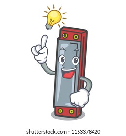Have an idea harmonica mascot cartoon style