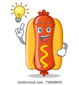 Have An Idea Hot Dog Cartoon Character