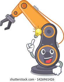 Have an idea industrial robotic hand in the cahracter
