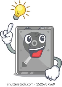 Have an idea internal hard drive with cartoon shape