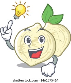 Have an idea jicama in the a cartoon shape