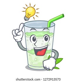 Have an idea juice lassi bhang isolated on mascot