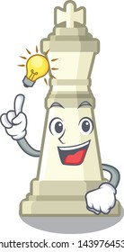 Have an idea king chess in the cartoon shape