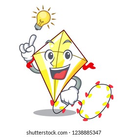 Have an idea kite with on clouds shape character