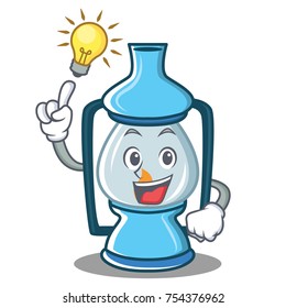 Have an idea lantern character cartoon style
