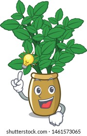 Have an idea lemon balm next the cartoon house
