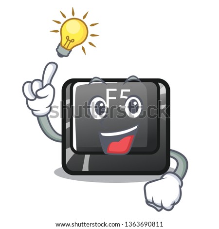 Have an idea longest F5 button on cartoon keyboard