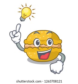 Have an idea macarons banana in shape a cartoon
