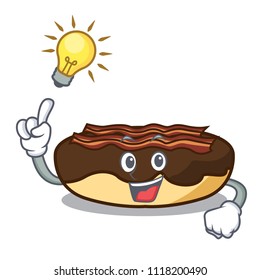 Have an idea maple bacon bar mascot cartoon