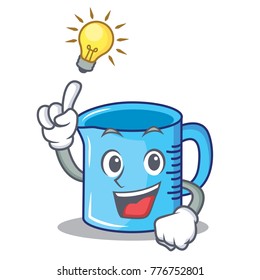 Have an idea measuring cup character cartoon