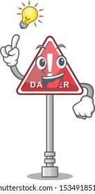 Have an idea miniature danger in shape of mascot