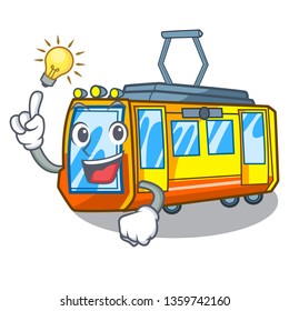 Have an idea miniature electric train in cartoon shape